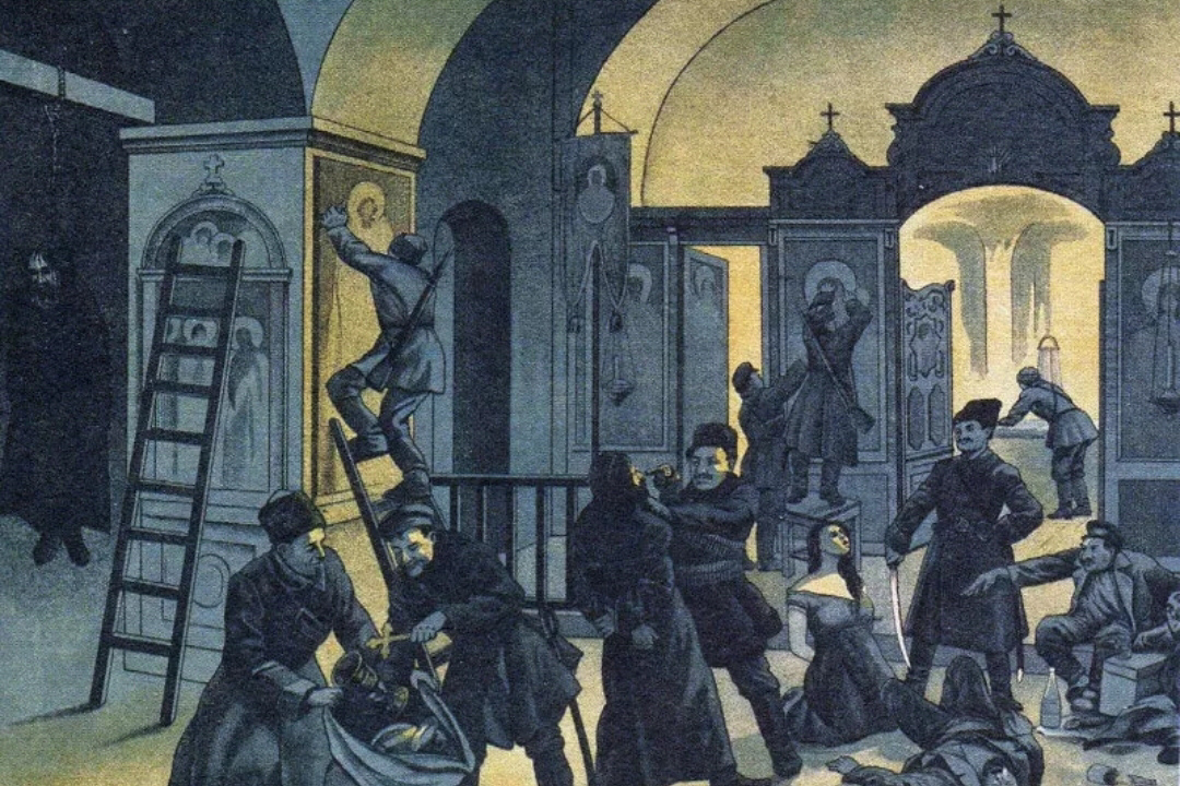 Начало фронтального наступления Советской власти на Церковь