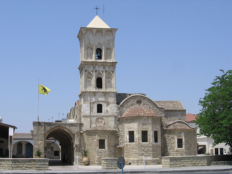 Церковь святого Лазаря в Ларнаке, построенная на его могиле. Кипр