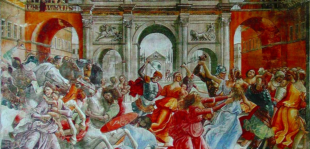 Доменико Гирландайо. Избиение младенцев. 1486. Флоренция