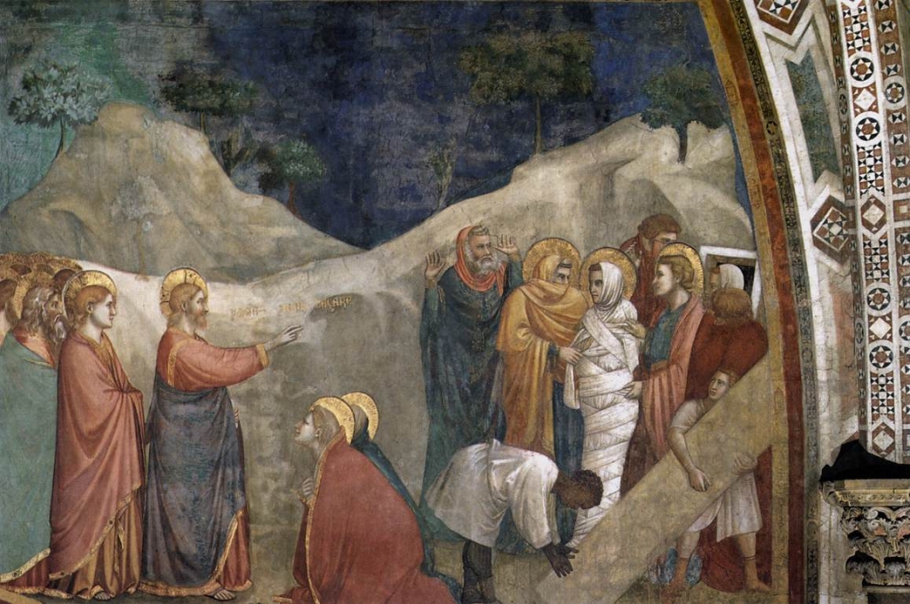 Воскресение Лазаря. Джотто. 1304-1306 гг.