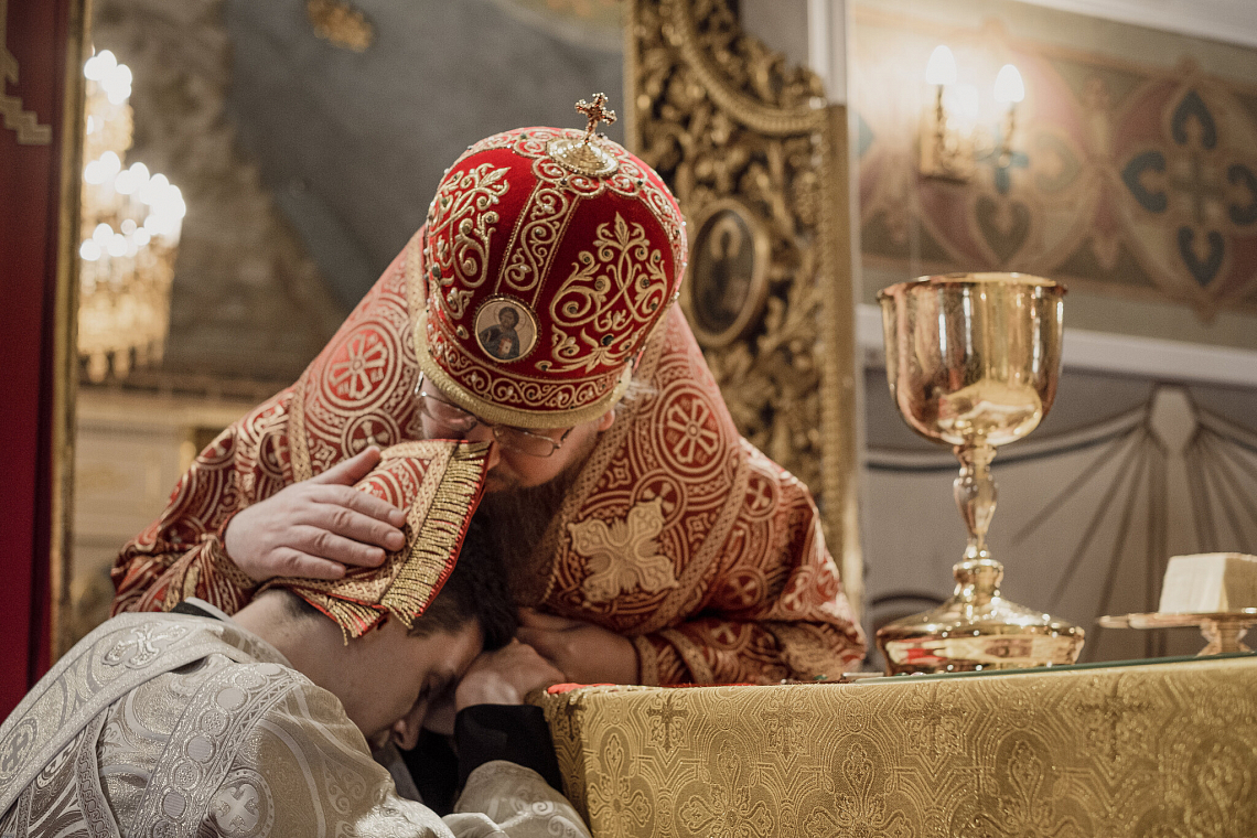 Епископ Звенигородский Феодорит рукоположил студента 4 курса СДА Даниила Грудинского в сан диакона