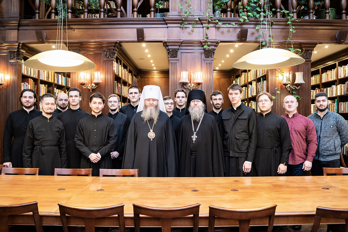 Митрополит Луганский и Алчевский Пантелеимон посетил Сретенскую духовную академию