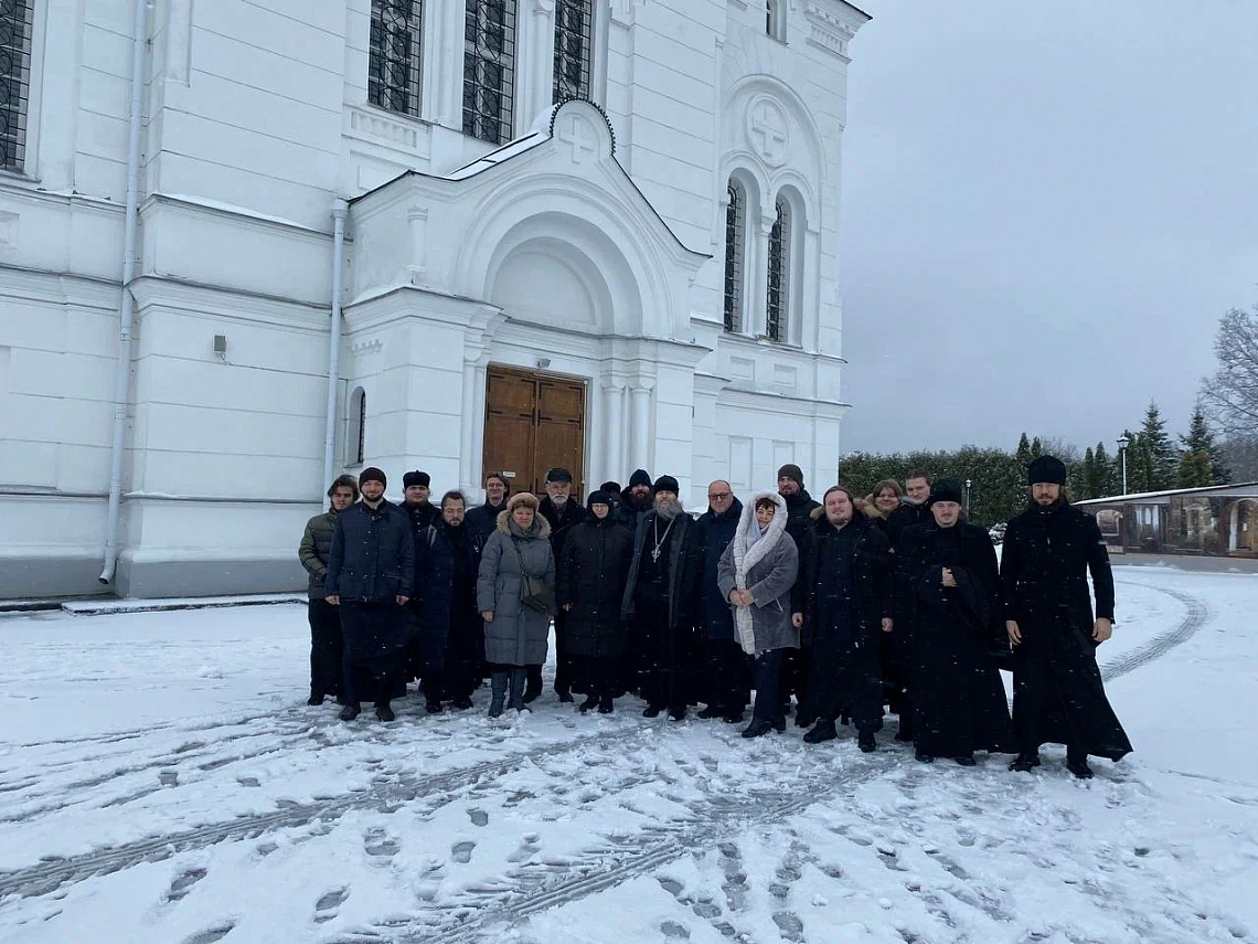 Делегация Сретенского монастыря и академии прибыла в Беларусь