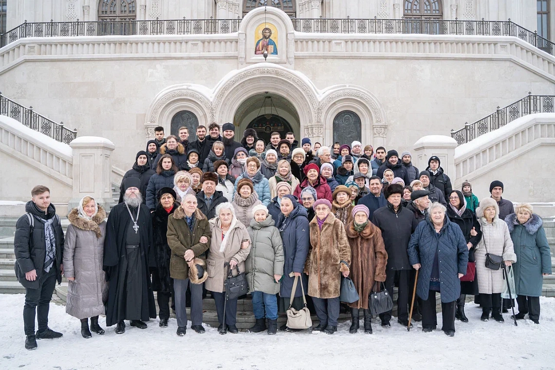 Сретенский монастырь посетили ветераны блокадного Ленинграда