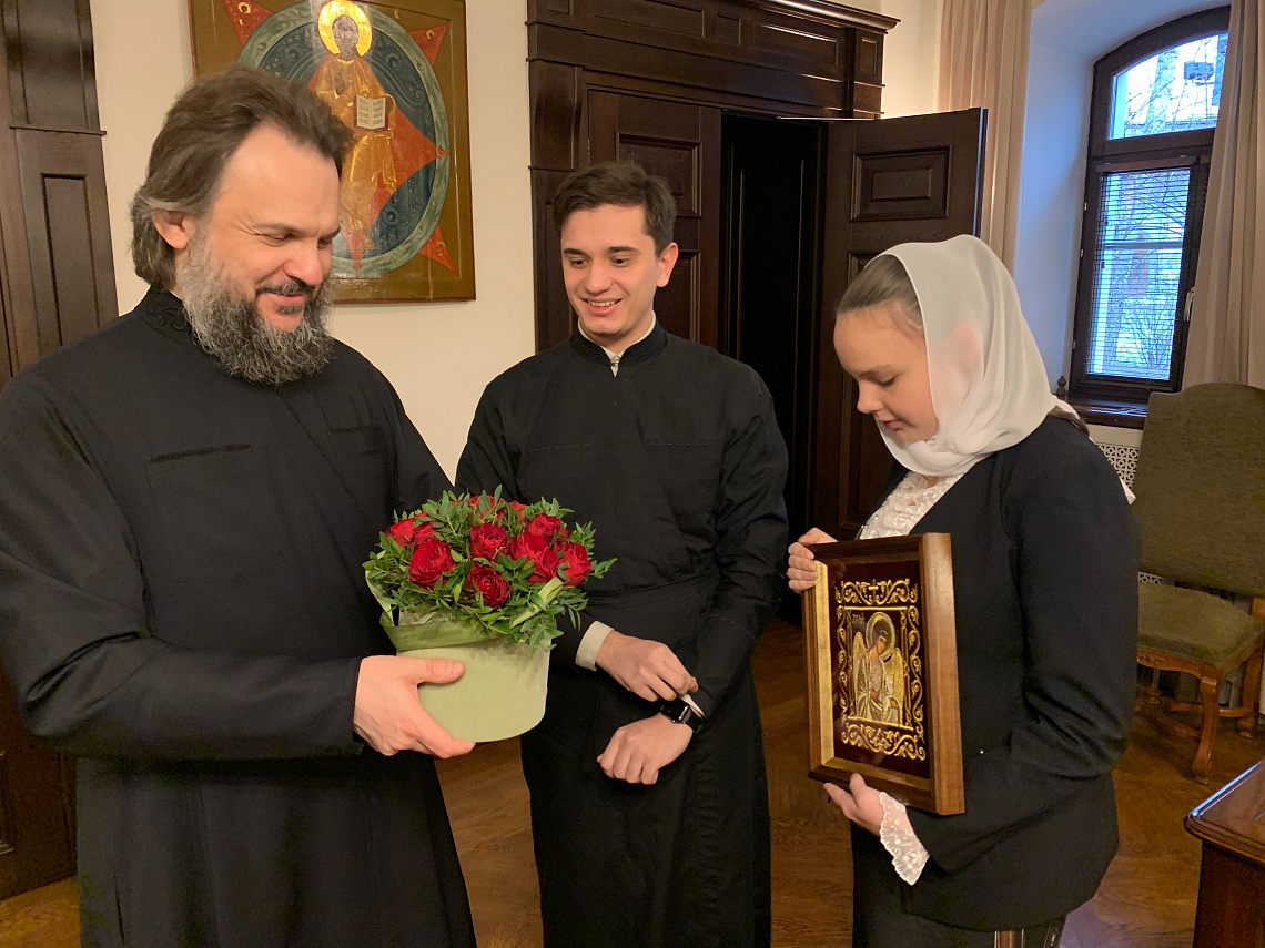 Архиепископ Амвросий благословил на брак студента 1 курса магистратуры